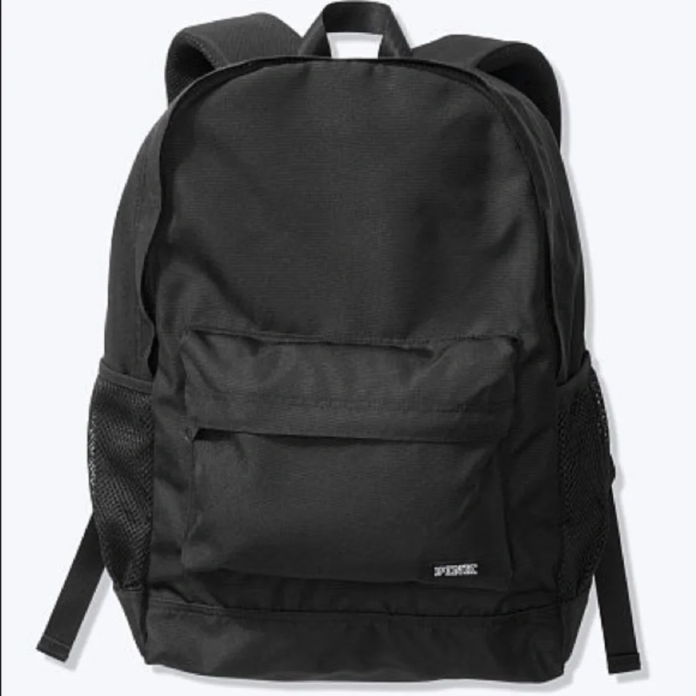 Victoria’s Secret PINK Classic Backpack Black NEW - Picture 1 of 3
